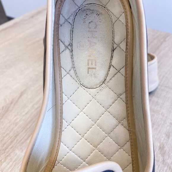 Chanel Flats Black and Nude - Size 41 - Picture 3 of 5